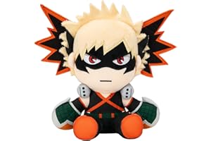 Total Anime Katsuki Bakugo - 8-Inch Super Soft Plush with Authentic Details from My Hero Academia