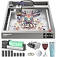 CREALITY FALCON 22W Laser Engraver with Air Assist and Rotary Roller, Laser Engraving and Cutter Machine for Wood, Metal, Cyl