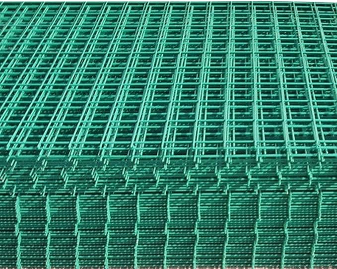 Suregreen 6 Pack of Green PVC Coated Welded Wire Mesh Panel 1.8m x 90cm