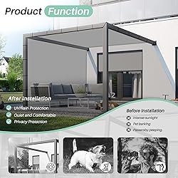 SunnyRoyal 16'x22' Waterproof Sun Shade Sail