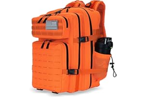 W WINTMING Military Tactical Backpack 45L/25L 3 Day Assault Pack Molle Daypack Hiking Backpack for Men and Women