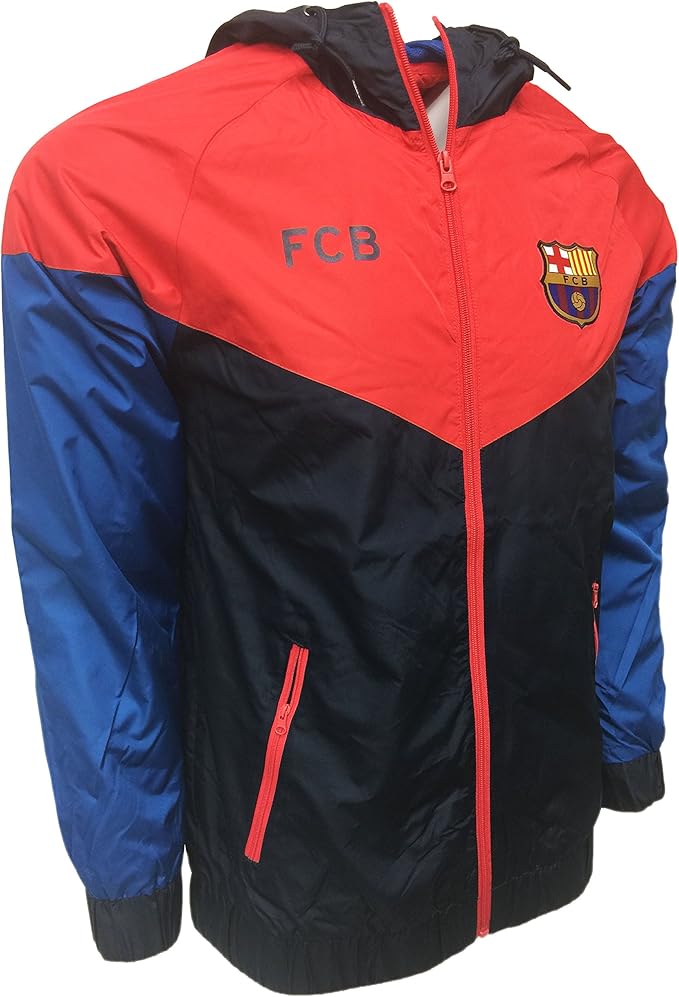 fc barcelona rain jacket