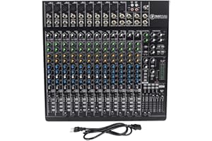 Mackie VLZ4 Series, 16-channel, Compact Mixer with Ultra-wide 60dB gain range and 10 Onyx Mic Preamps (164VLZ4)