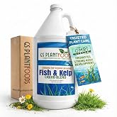 GS Plant Foods Liquid Fish &amp; Kelp Fertilizer &ndash; (1 Gallon) Organic Material Review Institute Listed Natural Plant Food for Home Gardens, Lawns, and Vegetables