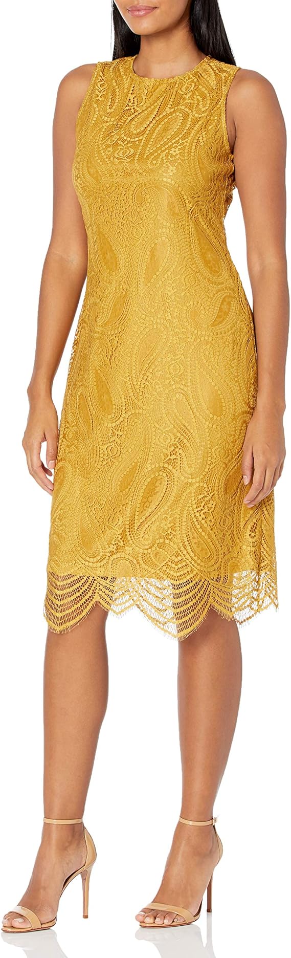 SHARAGANO Women's Lace Business Casual Dress Amazon.co.uk Clothing