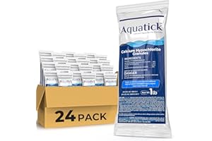 POOLACC Pro-Grade Chlorine Pool Shock, 68% Cal-Hypo Granular Sanitizer, Prevents Bacteria & Algae, Restores Crystal Clear Water - Shock Treatment, Swimming Pool Chemical - 24 X 1lb