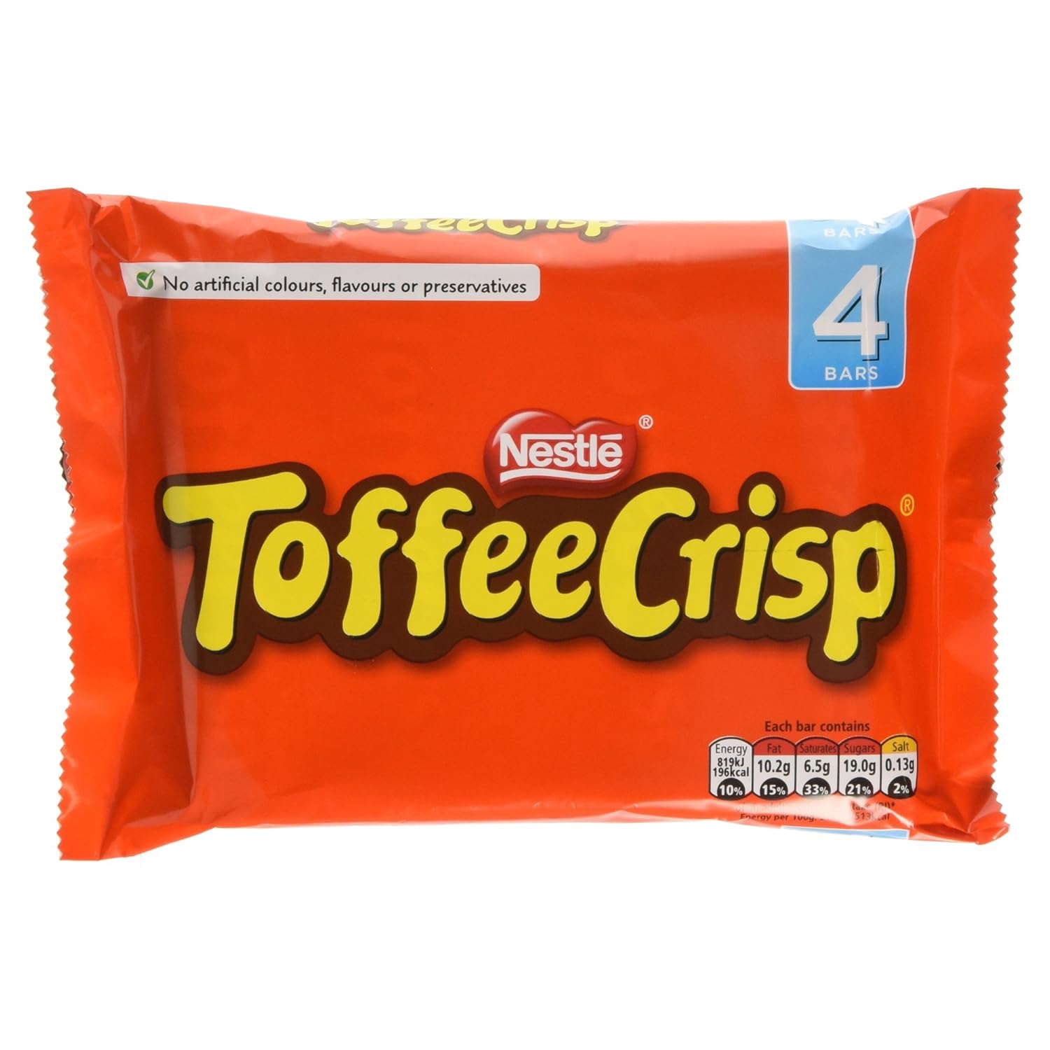 Toffee Crisp Chocolate Bar 38g (Pack of 4) Amazon.co.uk Grocery