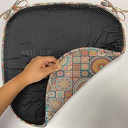 Ambesonne Moroccan Chair Seating Cushion Set of
