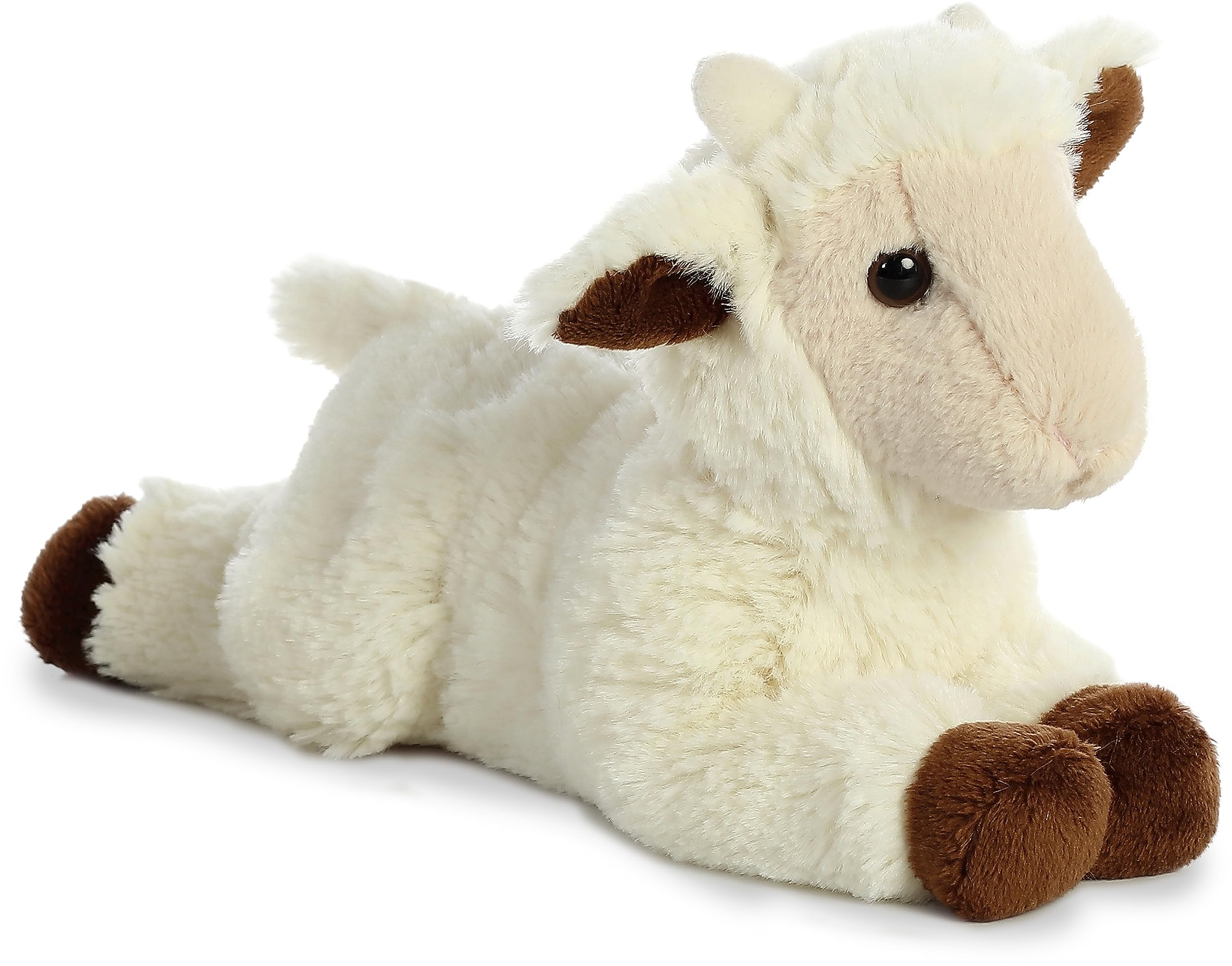 Photo 1 of Aurora® Adorable Mini Flopsie™ Goat Kid Stuffed Animal - Playful Ease - Timeless Companions - White 8 Inches
