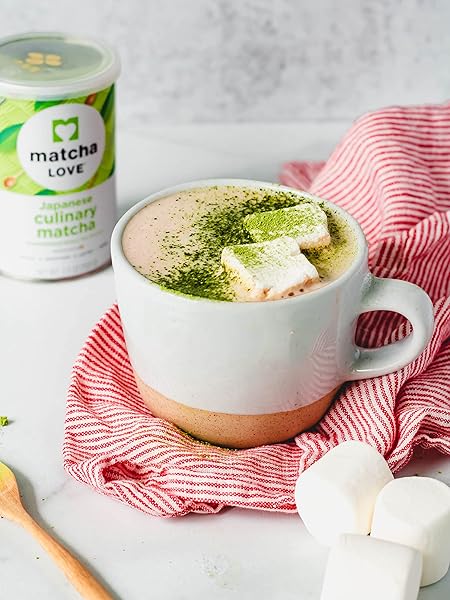 MATCHA LOVE CULINARY MATCHA 3.5 OUNCE FINELY MILLED GREEN TEA LEAVES, JAPANESE STYLE MATCHA POWDER