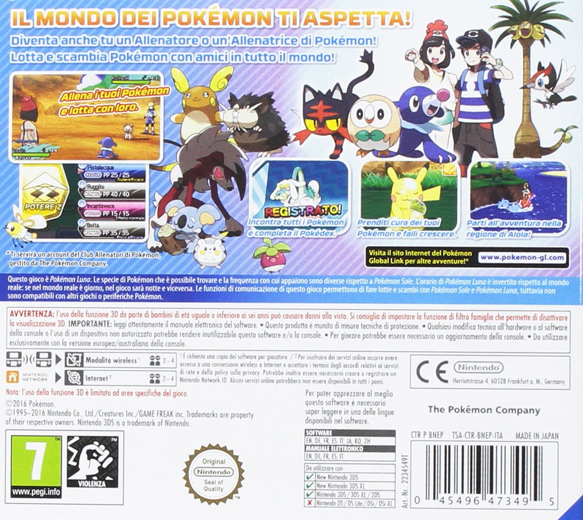 Pokémon Luna Nintendo 3DS Amazon Videogiochi 81LTXvGFo1L SL1190