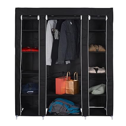 Mari Home Roston Black Triple Premium Metal Framed Canvas