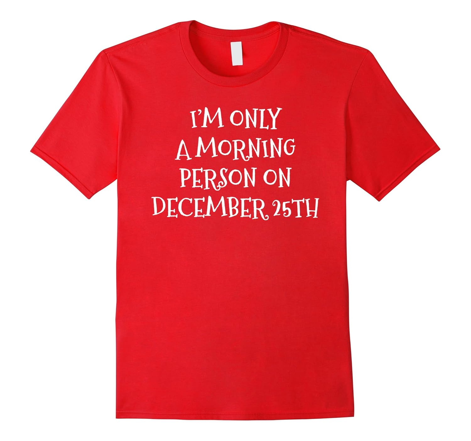 Christmas Morning Funny short sleeve t-shirt Pajamas-Rose