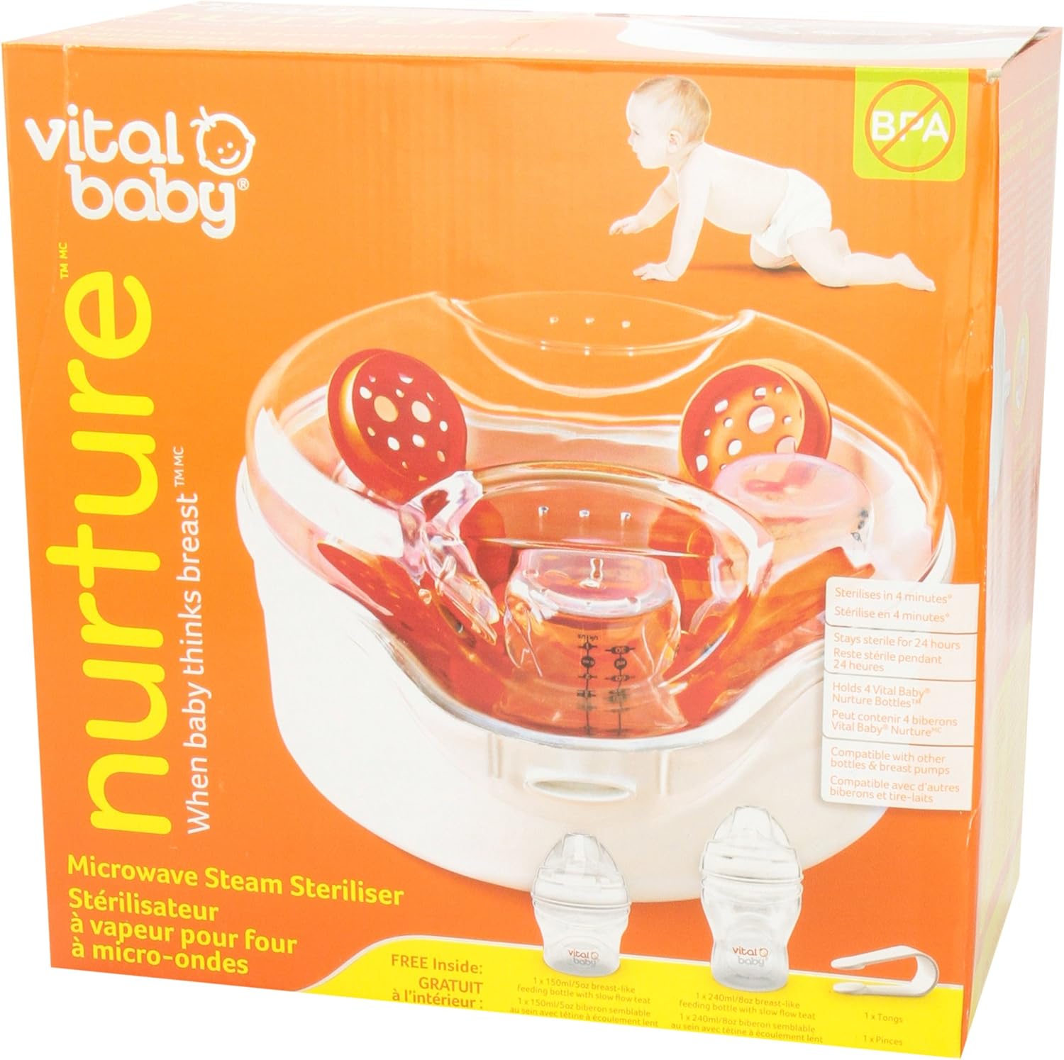 vital baby microwave steriliser