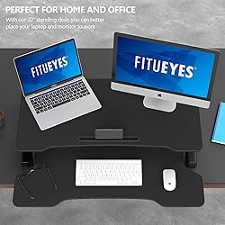 FITUEYES Height Adjustable Standing Desk 32” Wide