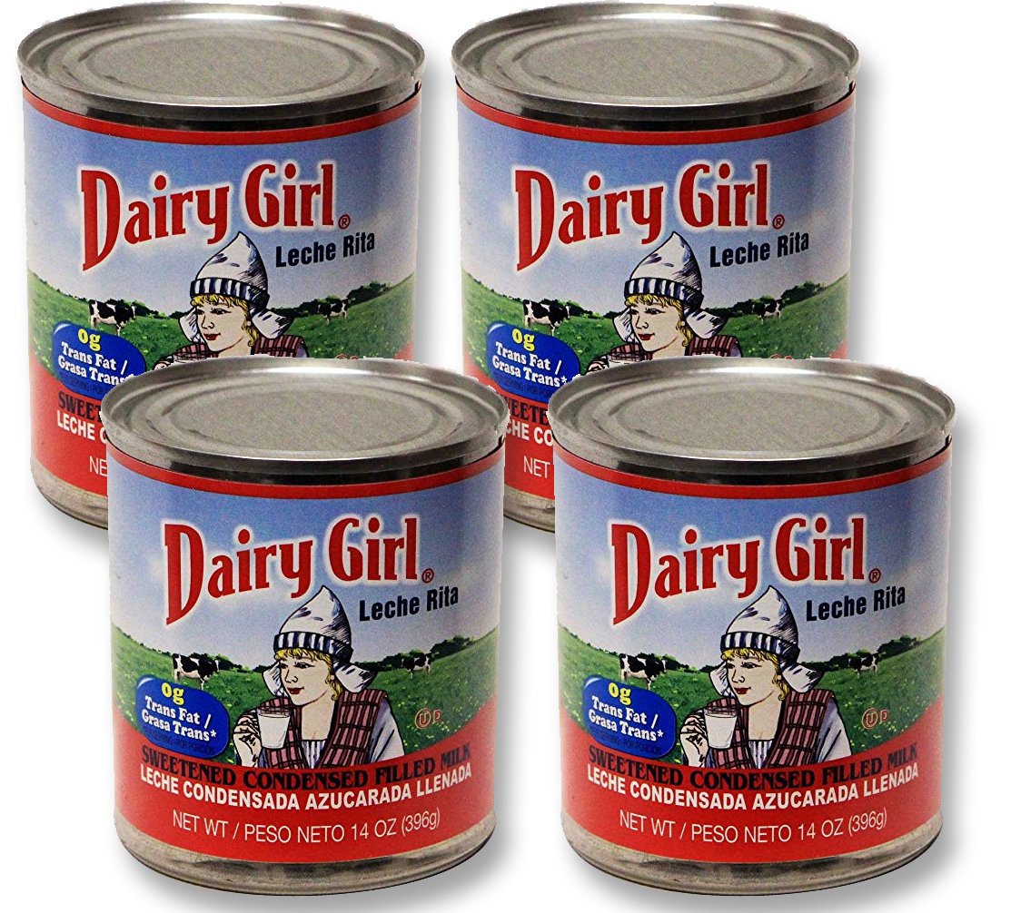 Dairy Girl sweetened condensed milk 14 oz (4 Packs) Grocery & Gourmet Food