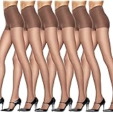 Hanes Women's Silk Reflections Non Control Top, Sheer Toe, Silky Sheer Pantyhose