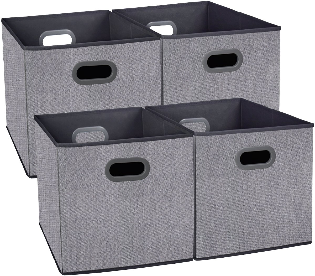 Homyfort Cloth Storage Bins, Foldable Cubes Basket Organizer Container