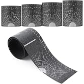 Fiwochic 4 Pcs Pipe Wrap Around 1" to 48" Flexible Measuring Tape, 392 ℉ | 72 Inch Extra Long Flexible Pipe Measuring Tool, Fits Curved/irregular Diameter Pipes, Marking Gauge Portable Ruler
