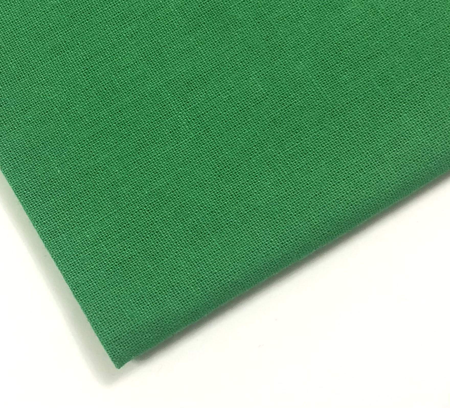 Plain Emerald Green 100% Cotton Fabric for Quilting, Sewing, Dressmaking, Arts & Crafts - 60 Inch Wide M&J® (Emerald Green, 3 METRE)