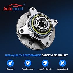 Autoround 515043 Front Wheel Bearing and Hub