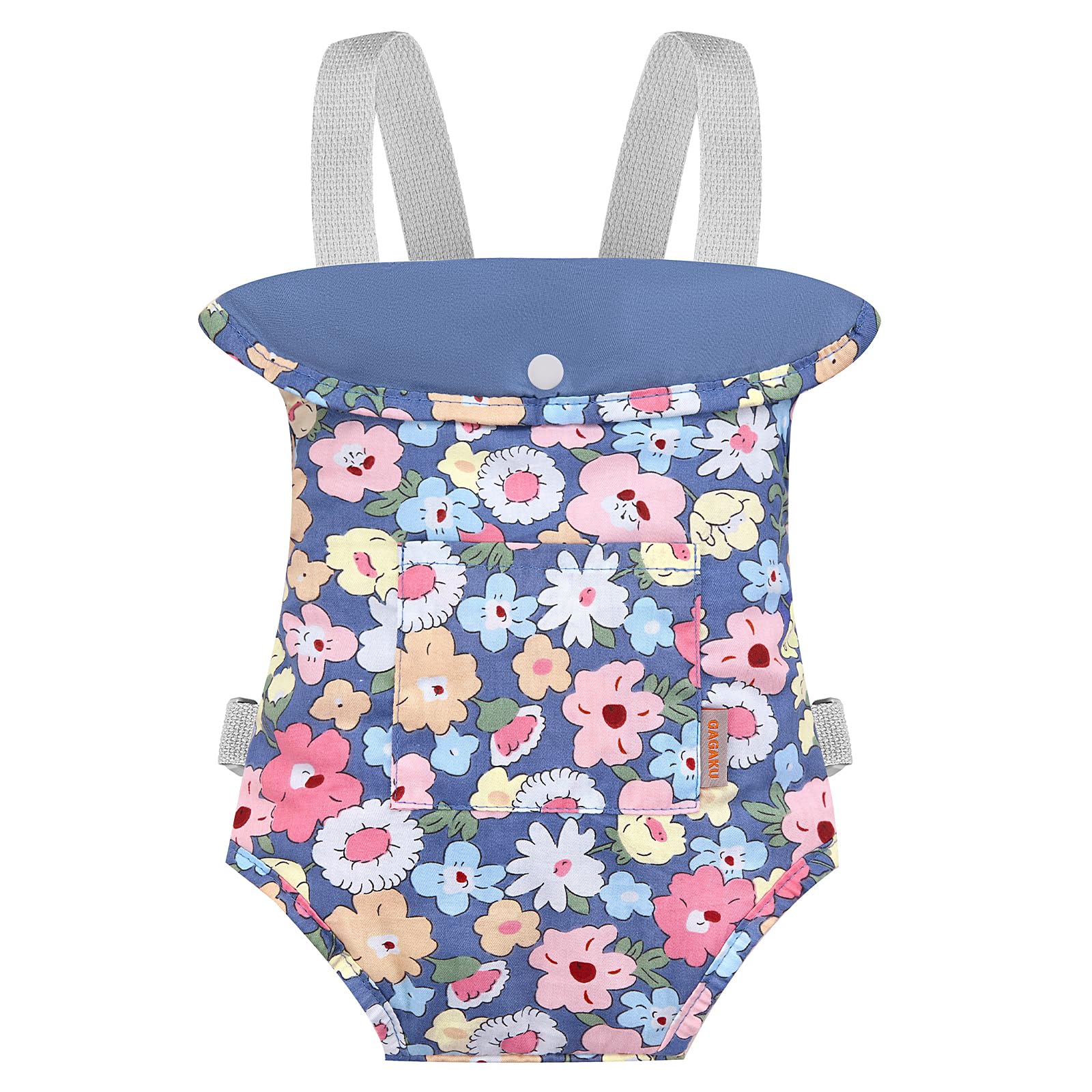Photo 1 of GAGAKU Baby Doll Carrier, Doll Carrier for Little Girls, Kids Baby Carrier for Dolls, Reborn Baby Doll Carrier for Toddlers - Blue