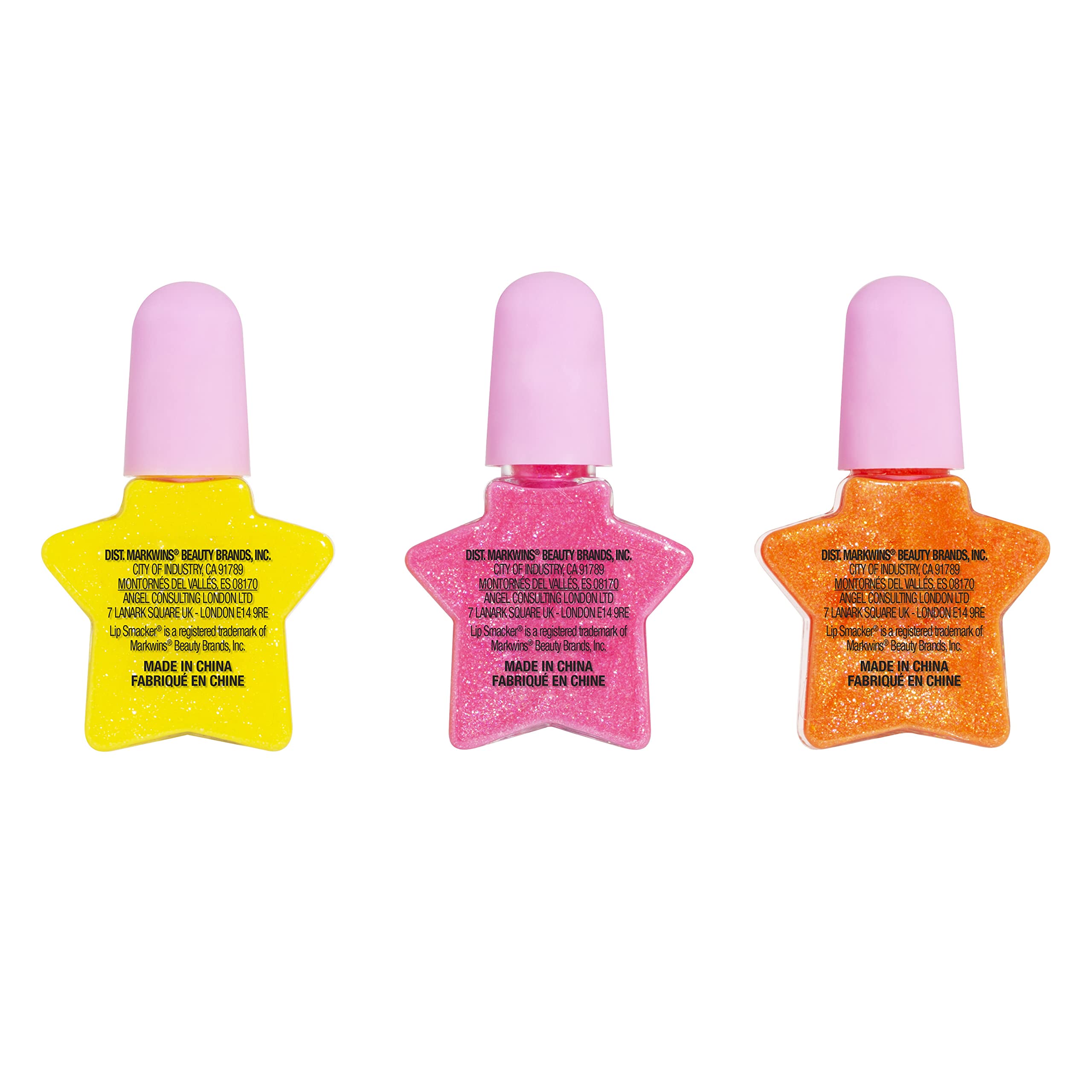 Lip Smacker Nail Polish, 3 Moisturizing, Smoothing Soft Shine, Hydrating & Protecting Fun Flavors, Cruelty-Free & Vegan - Holiday Disney Princess