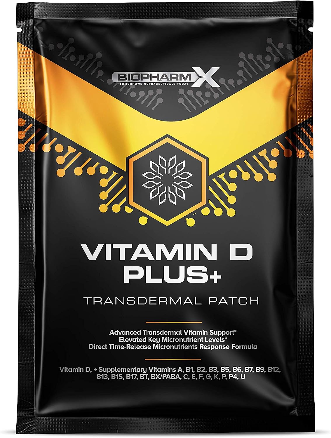 Vitamin D3 4000iu Patch Plus+ 30-Day Supply, 30 count (Pack of 1)