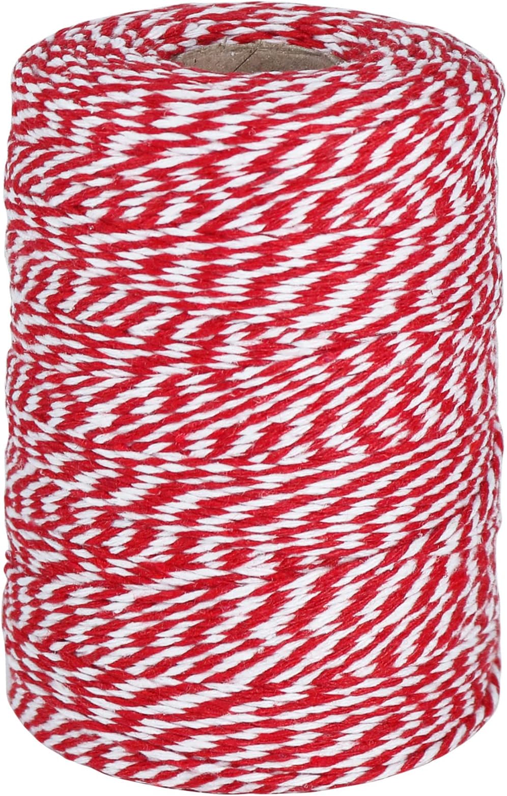 Vivifying Red and White String 200M Butchers Twine Gift Wrap Craft Kitchen