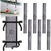 Dock Line Chafe Guards - Heavy Duty Marine Rope Protectors | UV Resistant, Anti-Squeak Boat Dock Bumper Guards | Removable Line Sleeves for Docking, Mooring & Boat Fender Protection (6 Pack)