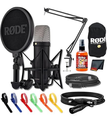 Amazon.com: Rode NT1 5th Generation Condenser Microphone (Black