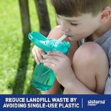 Sistema Hydrate Quick Flip Water Bottle 520 ml with Straw Kids Colours view 3