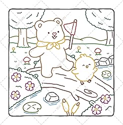 Little Moments: Color By Line Coloring Book for