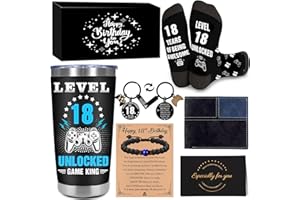 Cool Gifts for 18 Year Old Boy, 18th Birthday Gifts for Boys, Game Theme Gift for 18th Teenager Son Nephew Grandson Brother, 