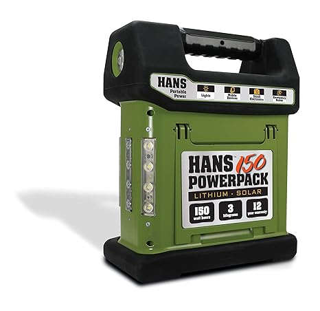 Hans Powerpack 150 Solar Home Electric System Amazonin