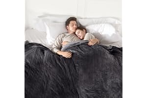 COZYTY Electric Blanket Queen Size, Super Soft Cozy Upgraded Flannel Heated Blanket Dual Control with 5 Heating Levels & 10 Hours Auto Off, Fast Heating Blanket & Overheat Protection, 84" x 90", Dark Gray