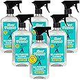 Aunt Fannie's All Purpose Household Cleaner, Multi-surface Spray Cleaner, Powered by Vinegar for Kitchen, Bath, Windows and Countertops, Lemon Scent (Pack of 6) Packaging May Vary