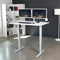 VIVO Electric 48 x 30 in Standing Desk, Memory