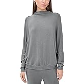 Eberjey Women's Cozy Time Mock Neck Pullover