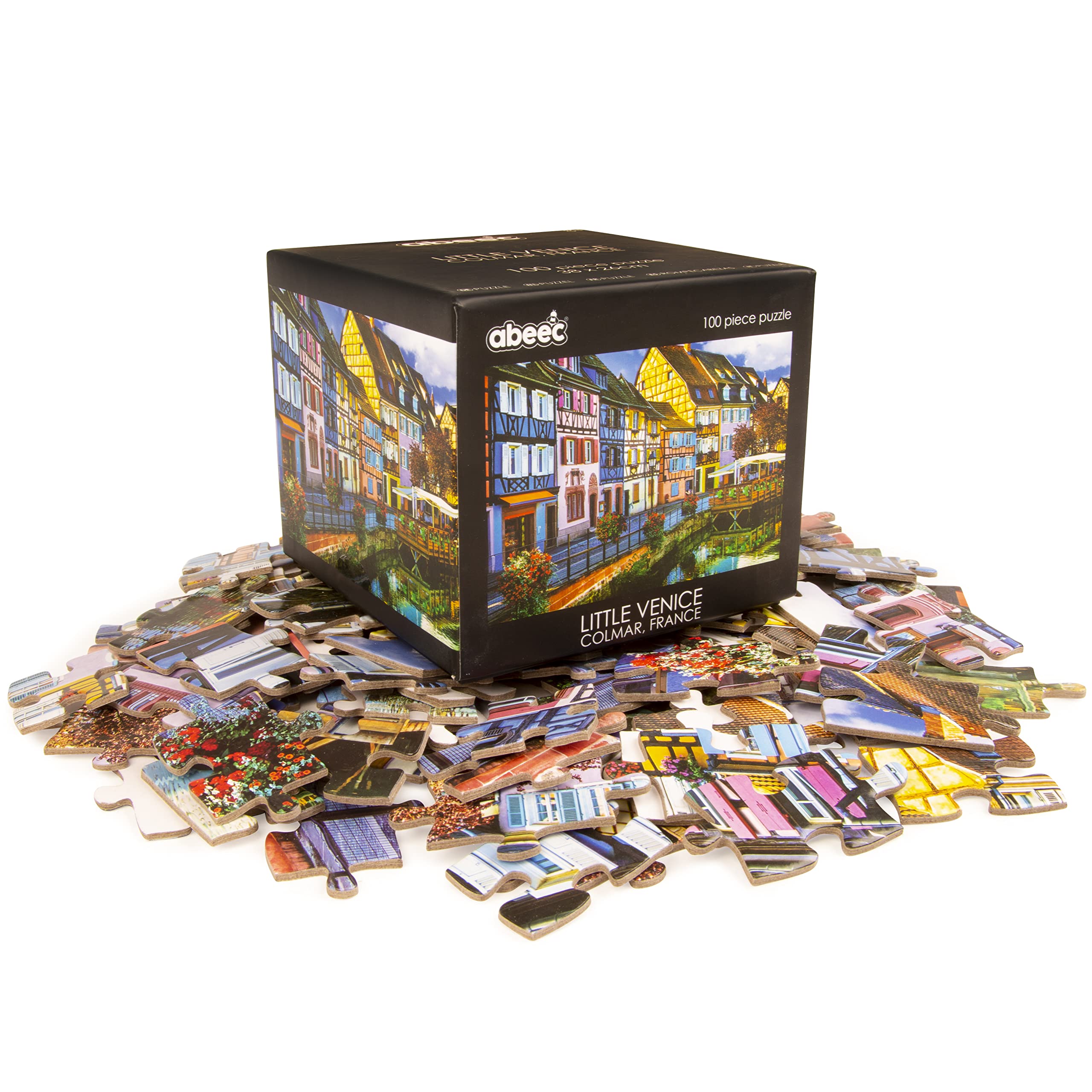 Abeec Little Venice 100 Pc Puzzle - Adults' Difficult Jigsaw Puzzle - Secret Santa Under 10