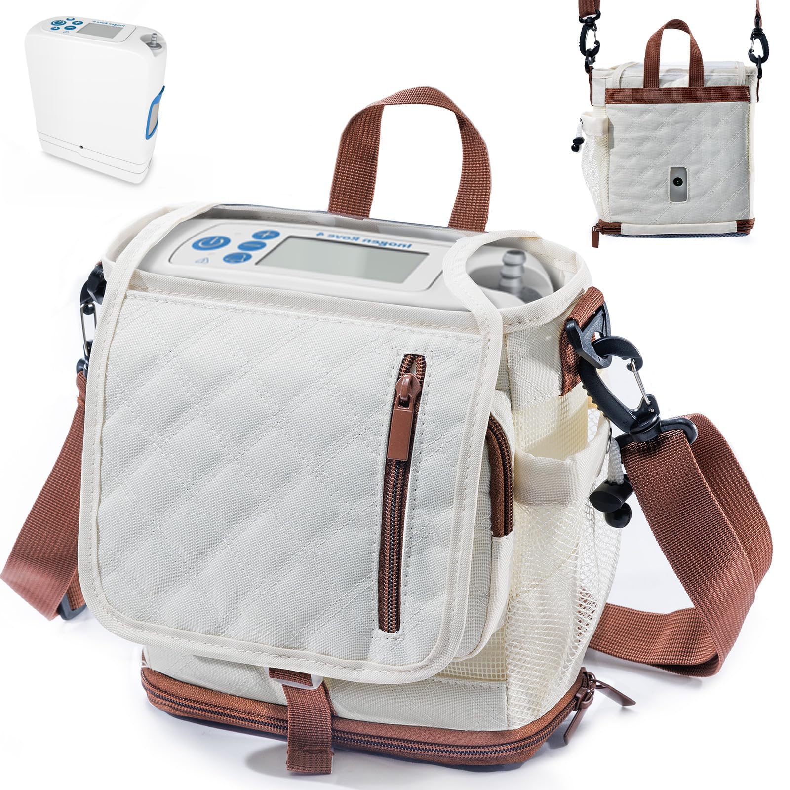 Photo 1 of BAGSFY Lightweight Carry Shoulder Bag for Inogen One G5 and Rove 6 Tote, Portable Oxygen Concentrator Carrying Case for Inogen One G5 Accessories and Battery.