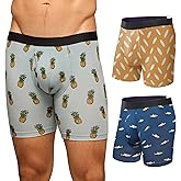 MeUndies – Men’s Boxer Briefs with Fly – 6” Inseam with Breathable and Comfortable Tencel UltraModal Fabric – 3 Pack