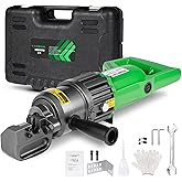 YIXBIZHU 900W Electric Hydraulic Rebar Cutter Aviation‑Aluminum 15bl Body Cuts 4‑16 mm (#3‑#5) Steel Bar in 1.5 s, Adjustable Jaw, One‑Button 110 V Portable Cut‑Off Tool（ZD‑16 ）