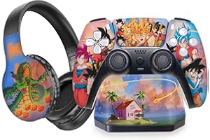 BABY CUDDLE BOX Custom Modded PS 5 Controller with Gaming Headset and Magnetic Quick Charging Stand compatible with PS 5 Console | Customized with Permanent HYDRO-DIP Printing(NOT JUST A SKIN)(Controller Included)