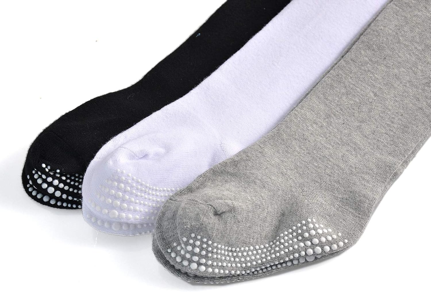 Epeius Baby Tights Baby Girls/Boys Non Slip/Skid Grip Leggings Seamless Cotton Stockings Newborn Infant Toddler 3-Pack: Clothing