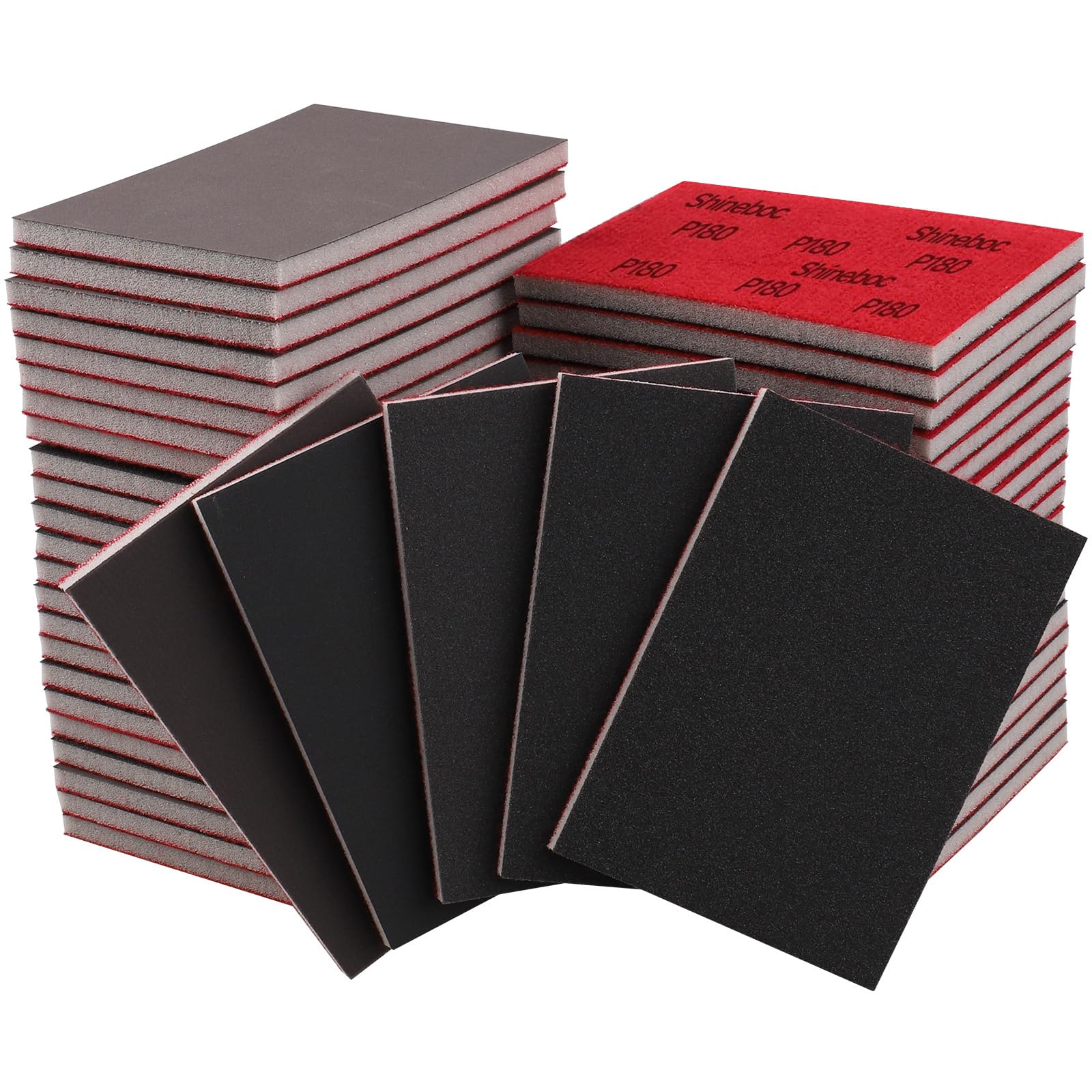 Photo 1 of 20 Pcs 3 x 4 Inch 180-3000 Grit Sanding Sponge Set, Ultra Fine Sanding Sponges Pads, Soft Foam Hand Sander Block Wet Dry Sandpaper for Model Drywall Metal Wood Furniture Polishing