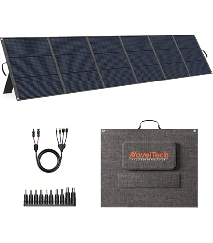 Amazon.com : 400W Portable Solar Panel,Foldable Solar Panel Power