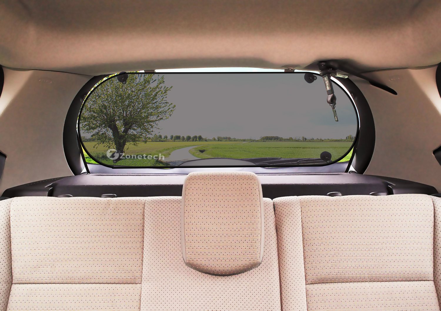 Zone Tech Car Rear Window Sunshade Sun Shade Cover Visor Mesh Shield eBay