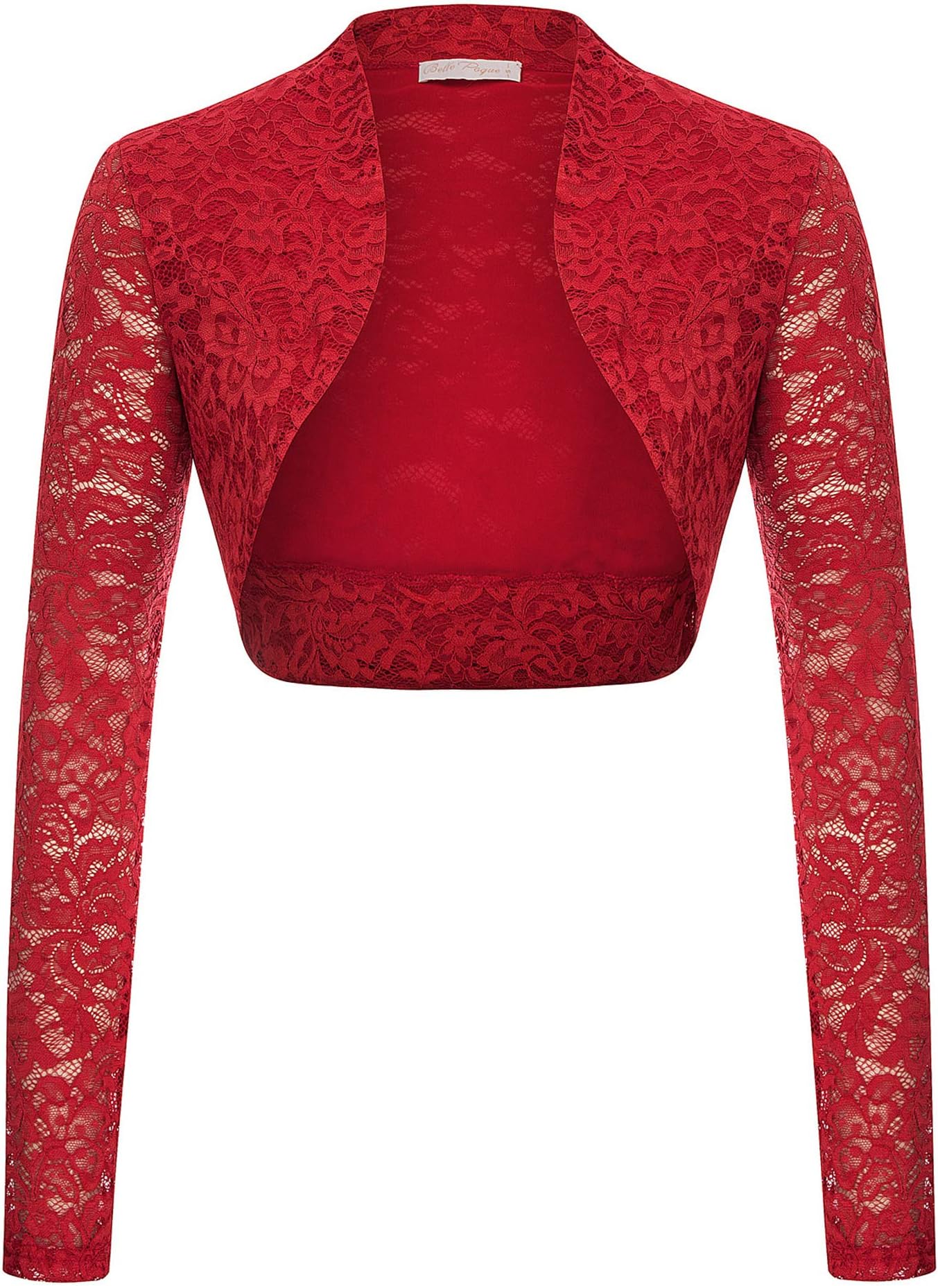 Women's Long Sleeve Floral Lace Shrug Bolero Cardigan JS49