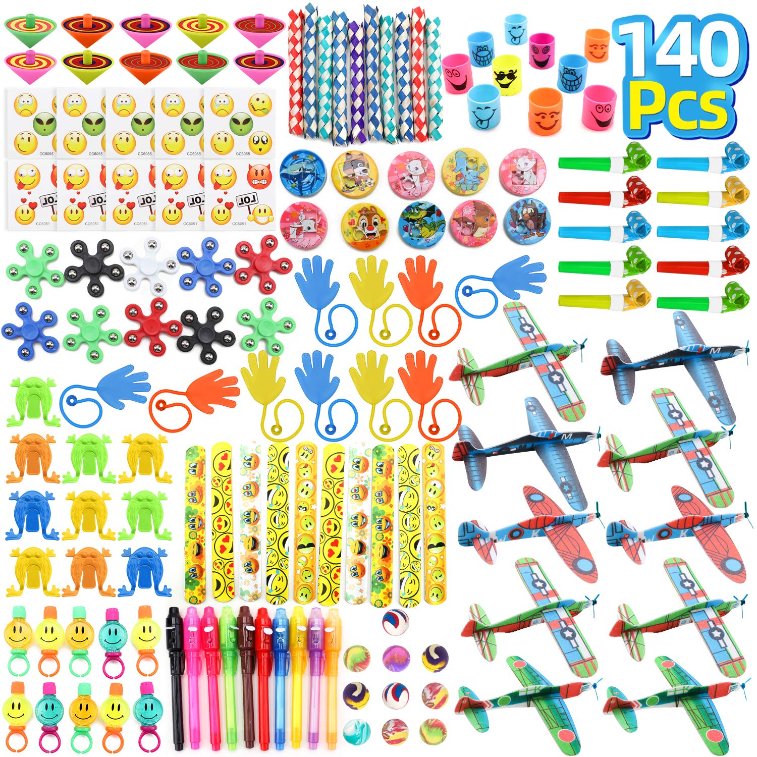 Coradoma 140-Piece Party Bag Set for Children's Birthday Party Favors